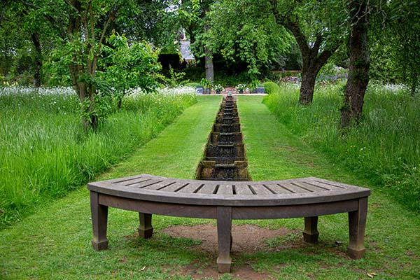 The Old Orchards with their ‘water staircase’, and 