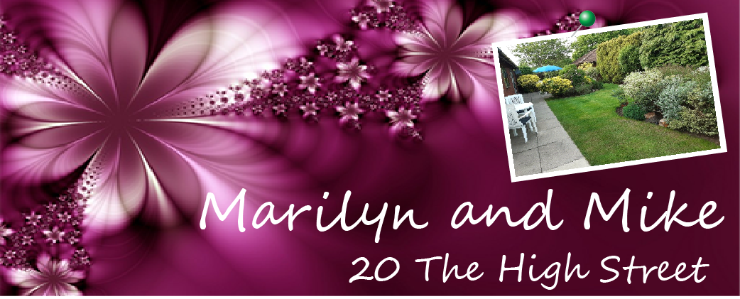 A garden by Marilyn and Mike.